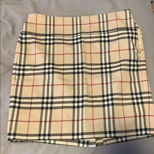 Burberry Plaid Skirt